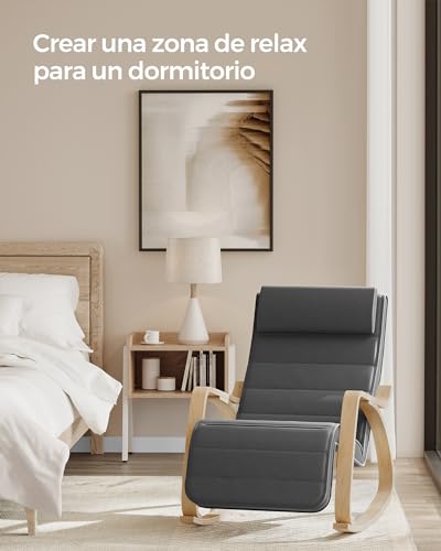 Thumbnail 3 de SONGMICS LYY10G Silla Mecedora Ajustable para Dormitorio 🛋