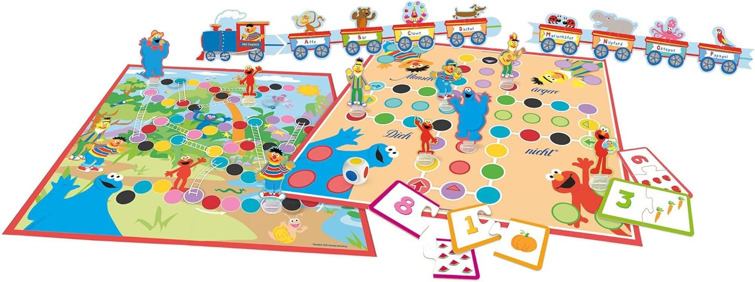 Thumbnail 3 de Schmidt Spiele 40640 Lernspielsammlung für Kinder (Sesamstraße-Design) im Metalletui