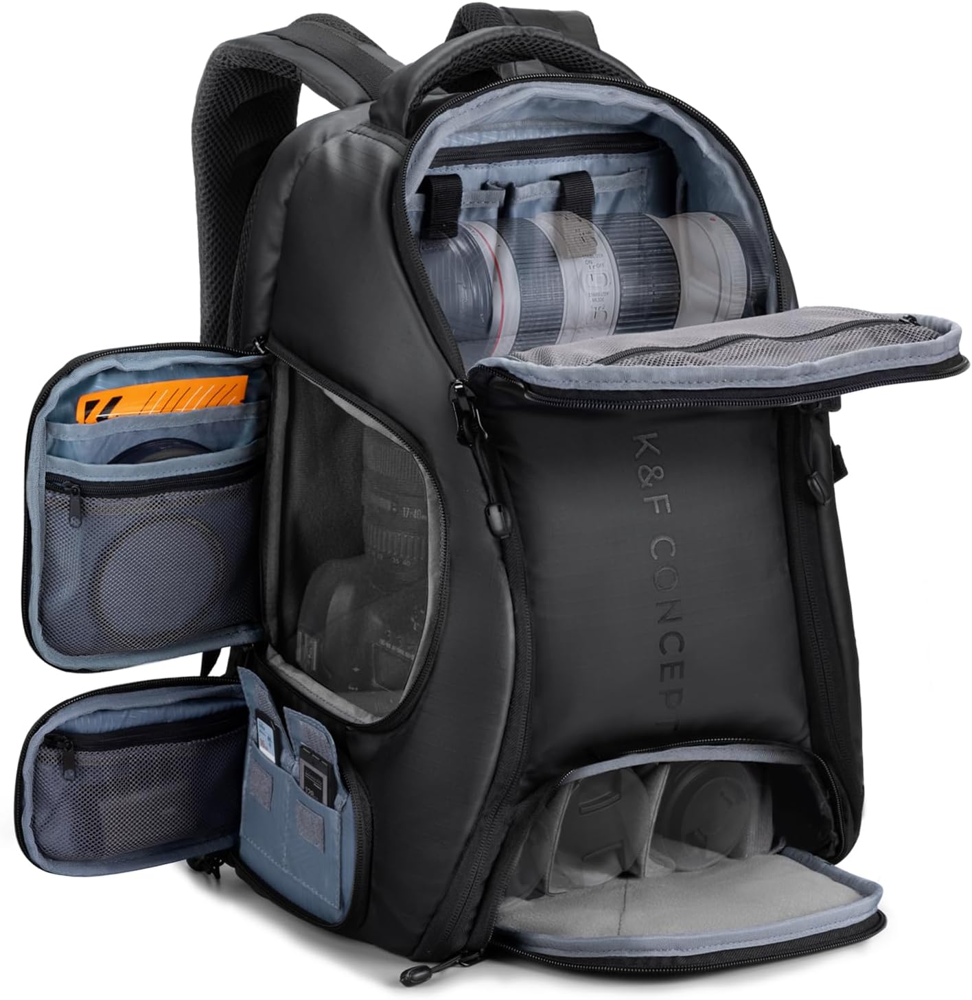 Detalle de K&F CONCEPT Kamerarucksack 25L wasserdicht