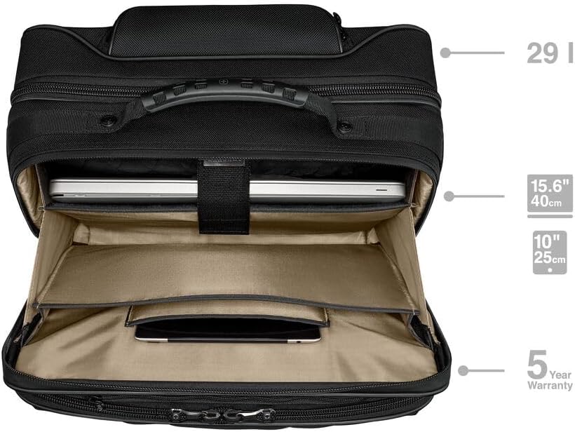 Thumbnail 3 de WENGER Legacy Laptop-Tasche mit Rollen – nachhaltige, gut organisierte Aktentasche für Büro und Reise
