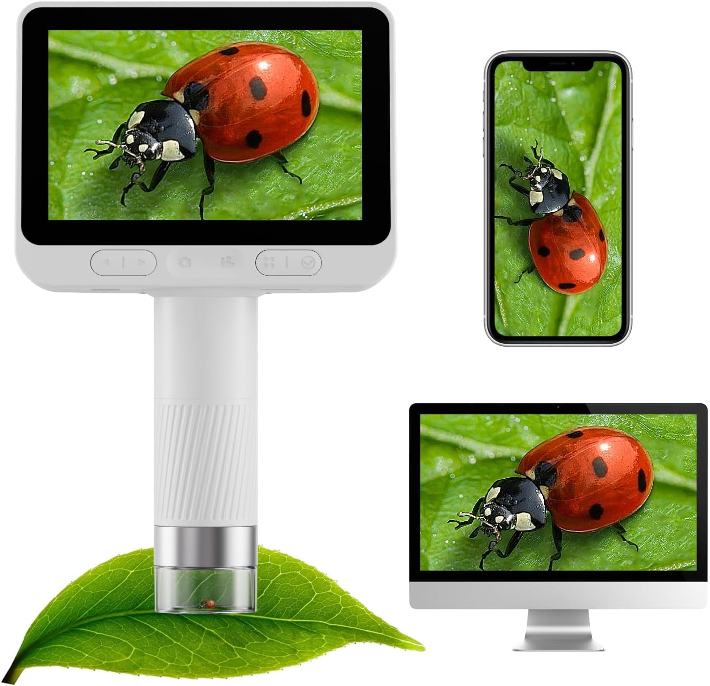 Detalle 2 de BEAVERLAB Finder 4.0" Kids microscope 1600X