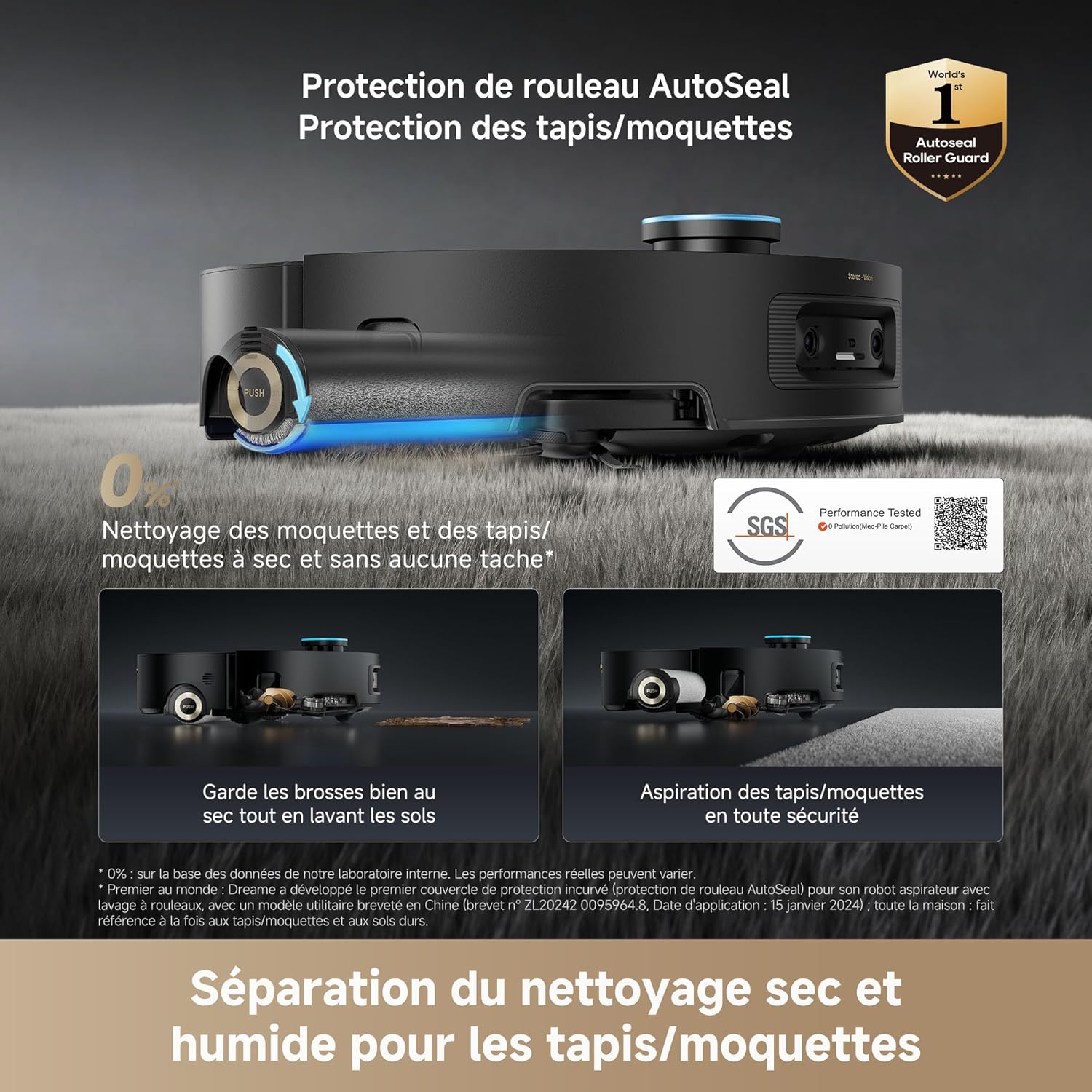 Thumbnail 2 de dreame Aqua10 Ultra Roller Robot aspirateur