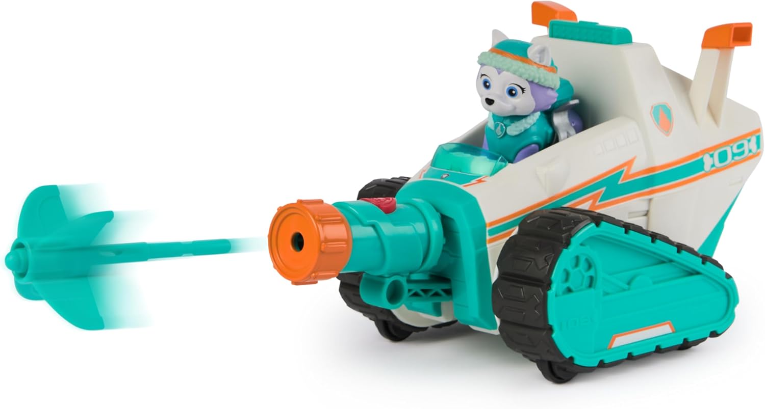 Thumbnail 3 de Paw Patrol Everest Deluxe Snowmobile con lanciamissili, snowboard e action figure – set per bambini 3+