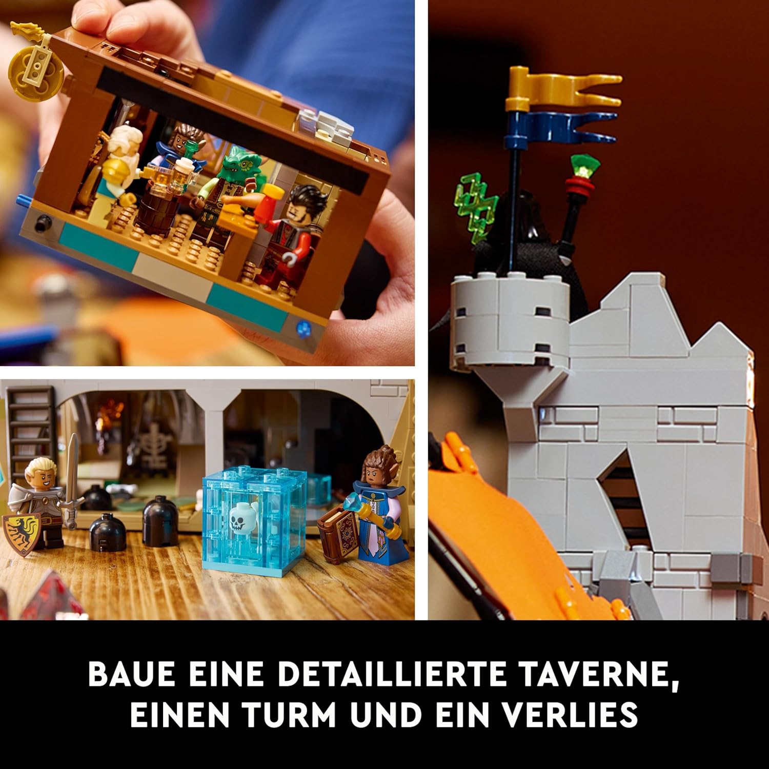 Thumbnail 3 de LEGO Ideas 21348 Dungeons & Dragons: Die Sage vom Roten Drachen – Bauset für Erwachsene