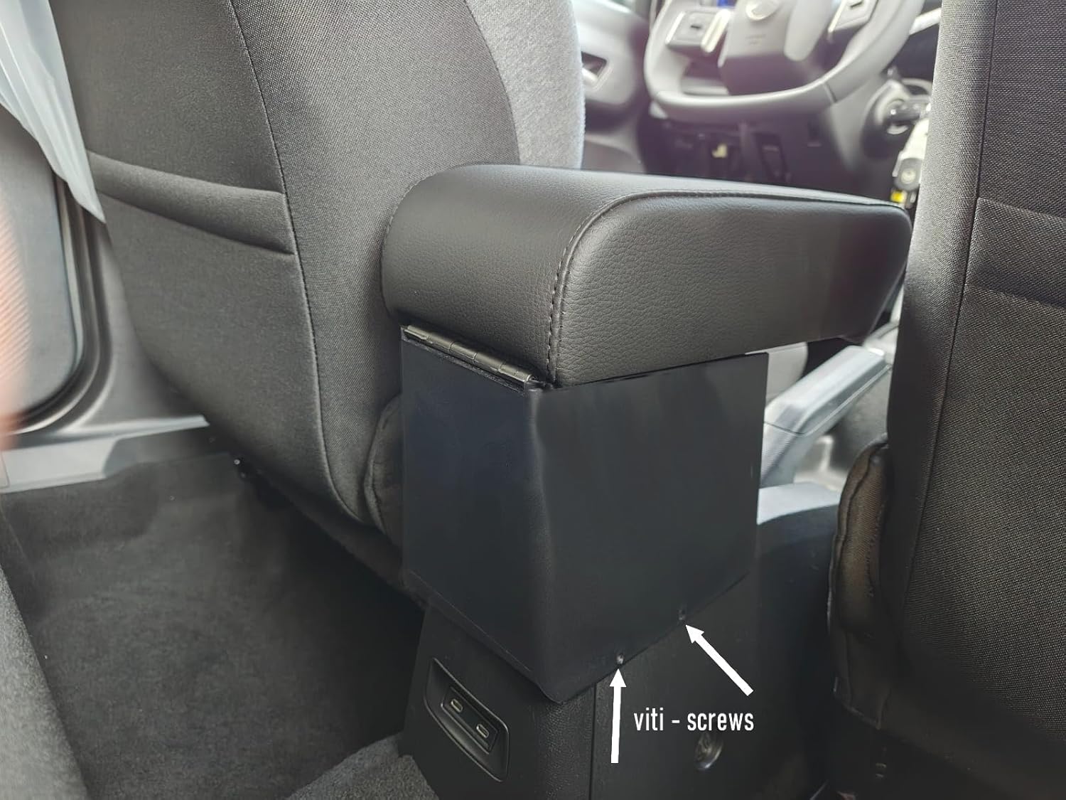 Detalle de WOOD COMPANY Bracciolo Compatibile con Citroen Nuova C3 4ª serie (2024>) e ë-C3 (2024>)