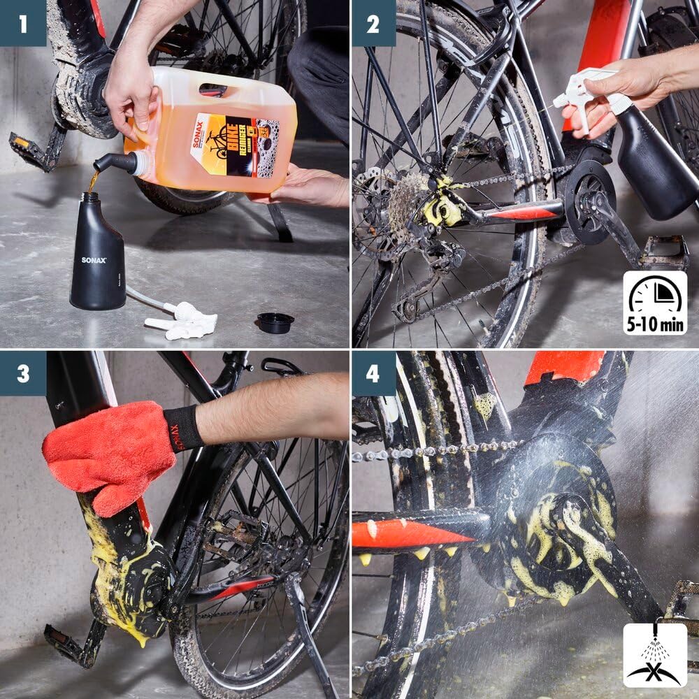 Thumbnail 6 de SONAX BIKE Reiniger (5 Liter) – Fahrradreiniger für Aluminium, Carbon, Mattlacke und Kunststoffoberflächen