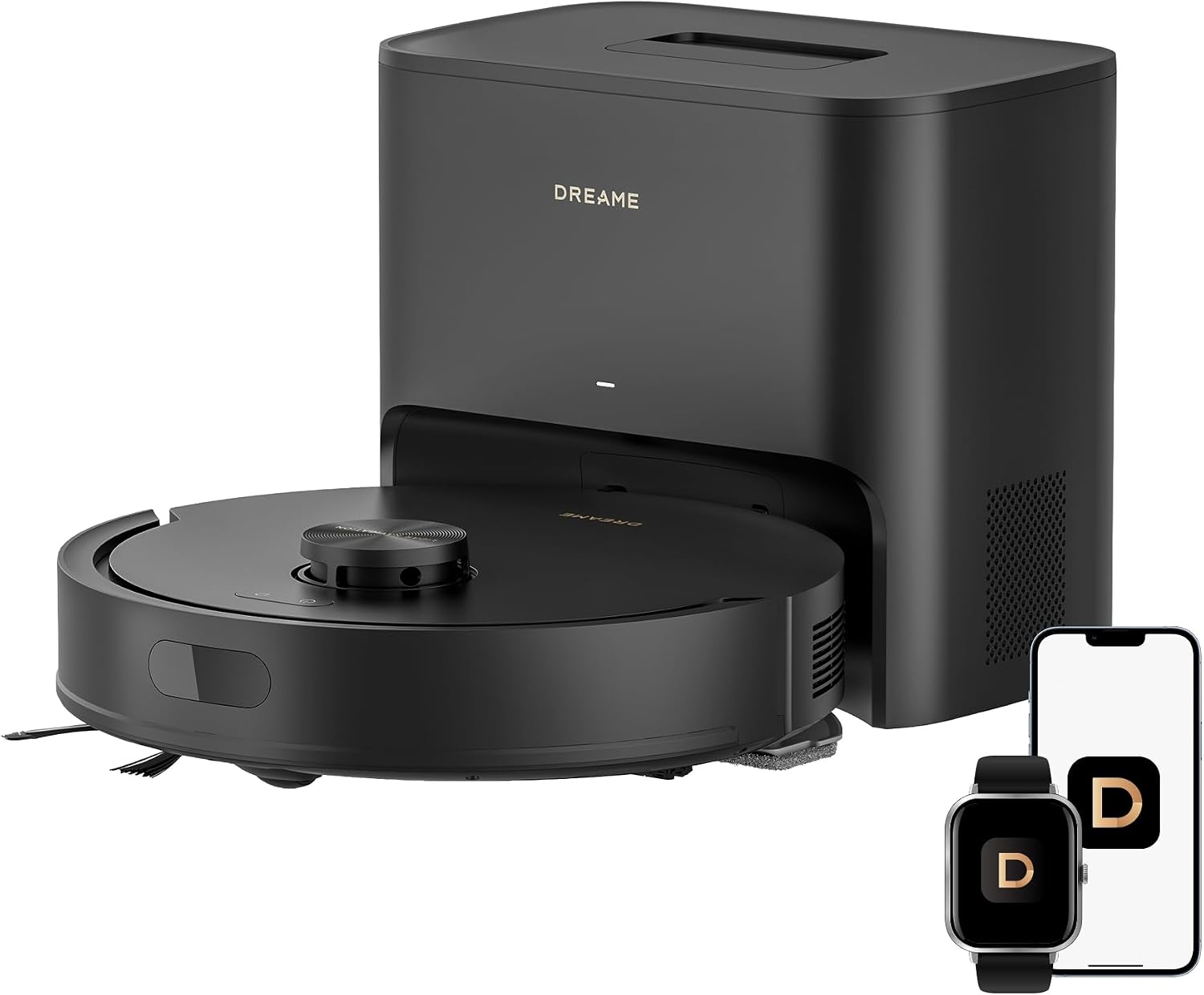 Detalle de DREAME D20 Air Plus RLF41GD Robot Vacuum and Mop, 20,000Pa, Auto-Empty