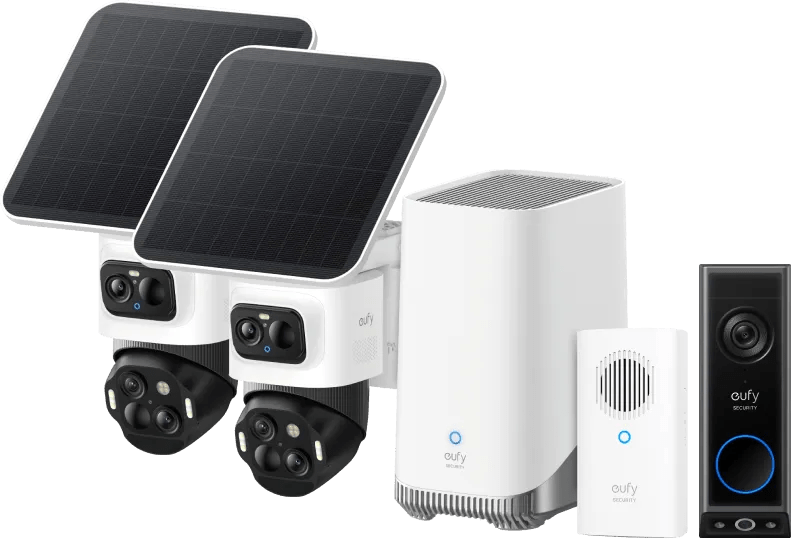 Detalle de eufy eufyCam S4 Doppelpack mit HomeBase 3