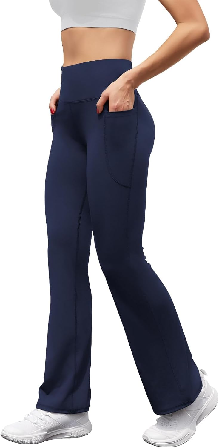 Thumbnail 1 de Glacspyg Damen Yogahose mit Taschen – High Waist Bootcut & Jogginghose für Freizeit und Sport