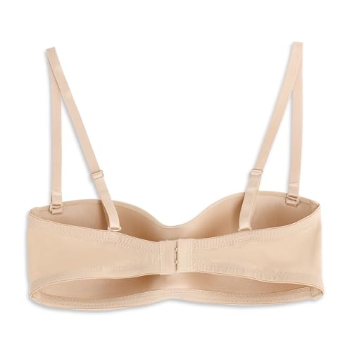 Detalle de Cotonella Reggiseno fascia imbottito in microfibra senza ferretto: comfort, linee pulite e versatilità