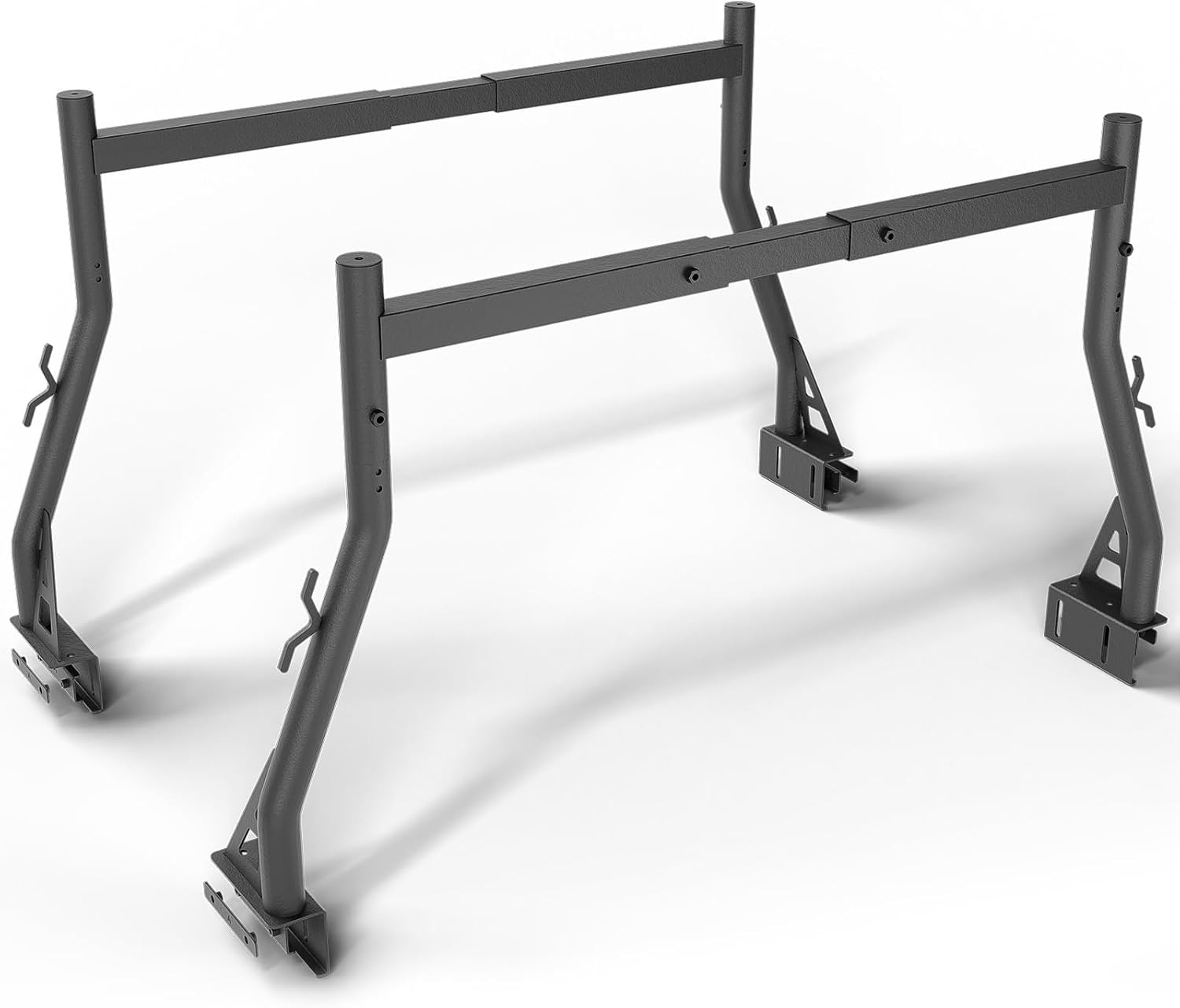 YZONA Universal Truck Bed Ladder Rack (Non-Drilling) — Extendable Steel Cargo Rack, up to 900 lbs