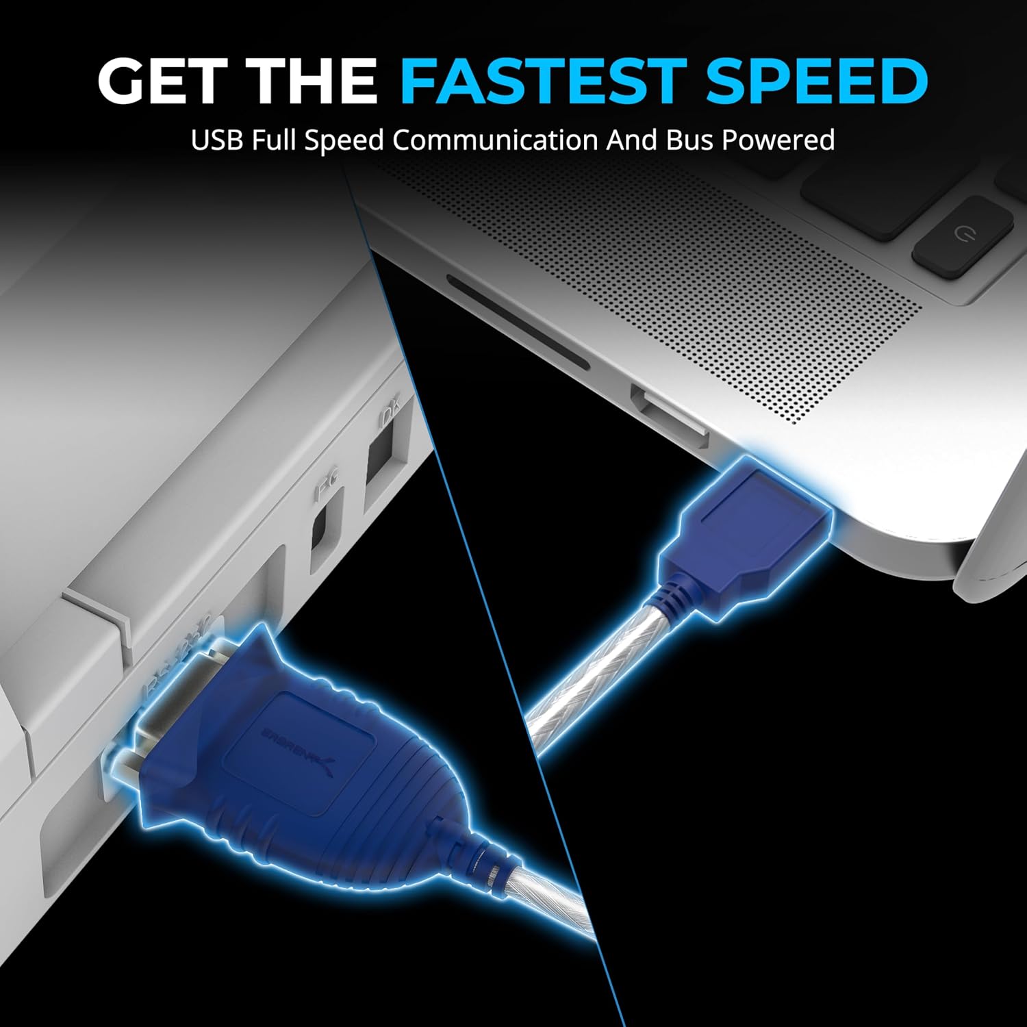 Thumbnail 3 de SABRENT USB to Serial DB9 RS-232 2.5 ft