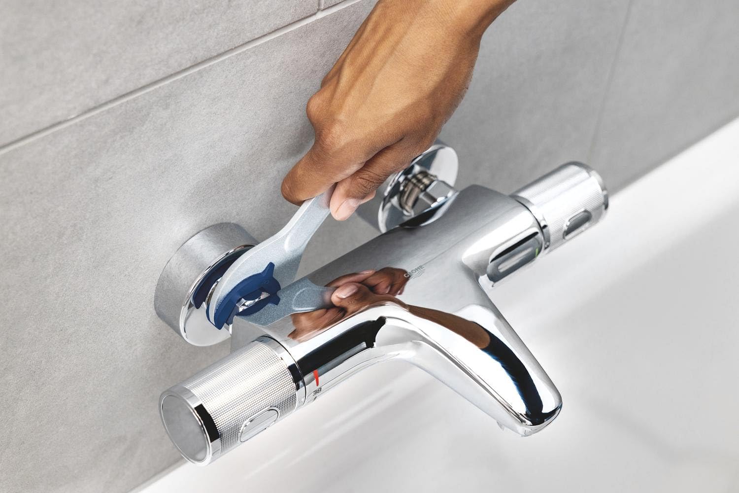 Thumbnail 2 de Grohe Start: Miscelatore monocomando per vasca-doccia a parete, cromato