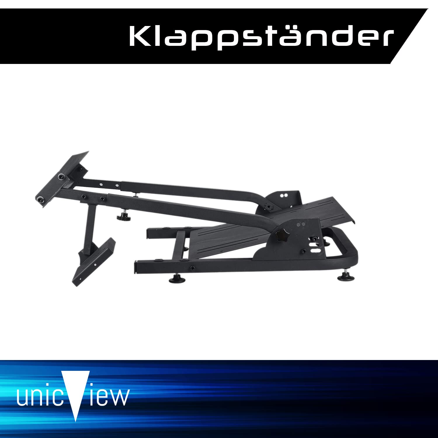 Detalle de Lenkradständer für G29/G920/G923 – inkl. Schalthebelhalterung, verstellbar und faltbar