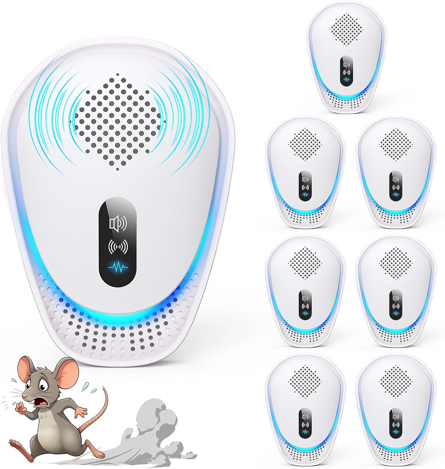 Detalle de Fooxem Ultrasonic Pest Repeller 7-Pack