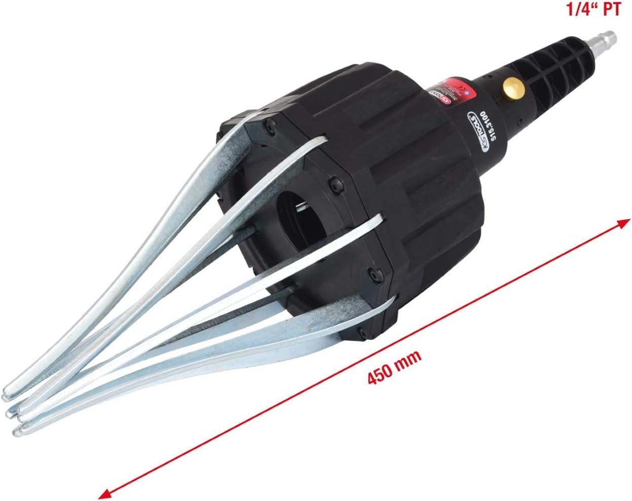 Thumbnail 1 de KS Tools 515.3100 divaricatore ad aria compressa per montaggio cuffie asse