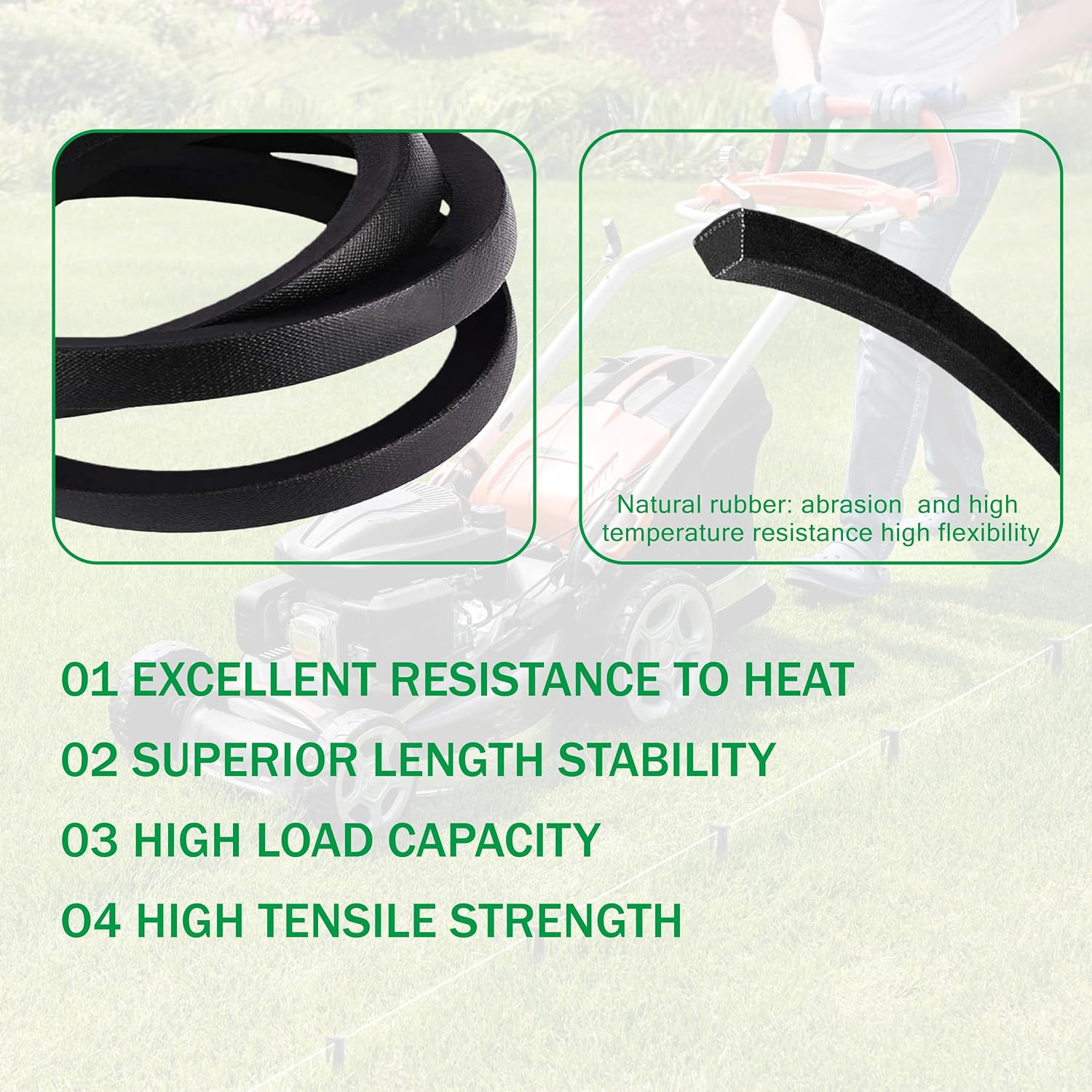 Detalle de 539114557 Replacement Deck Belt 154-inch