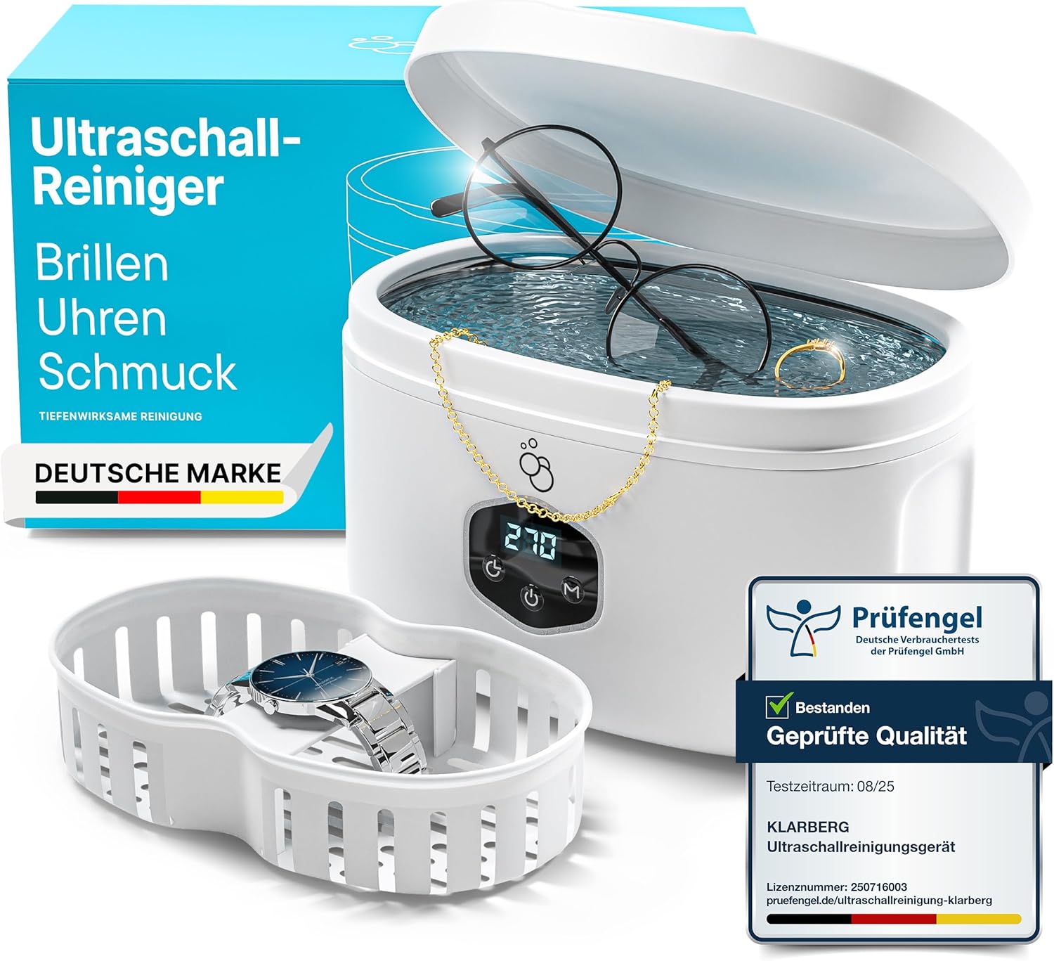 KLARBERG Ultraschallreinigungsgerät 600ml