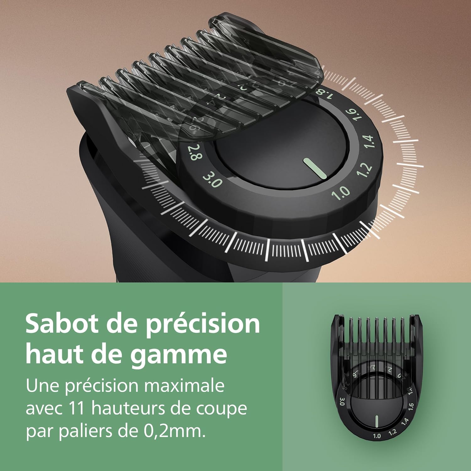 Thumbnail 5 de Philips Multigroom série 9000 MG9561/30 tondeuse 27 hauteurs