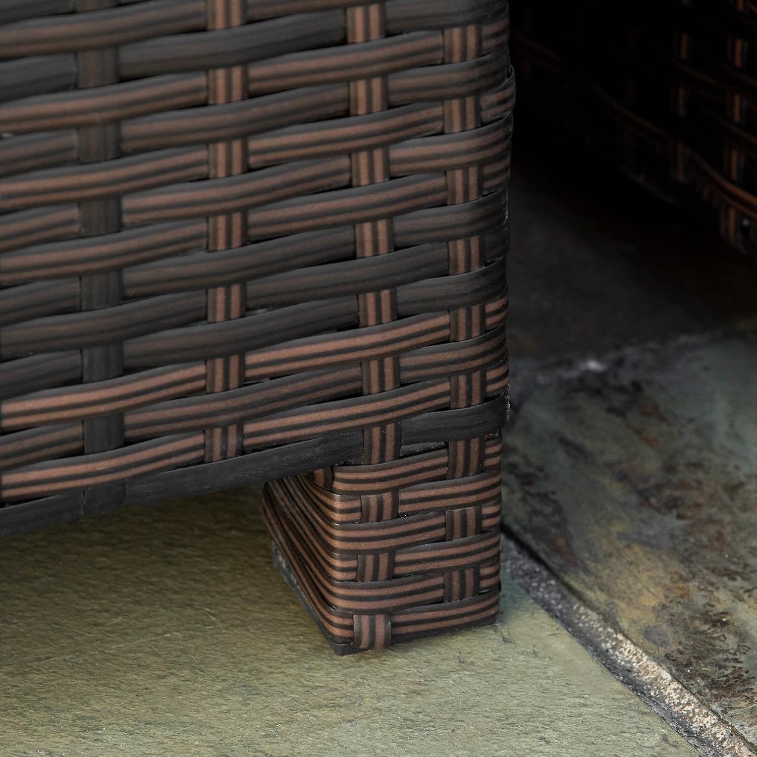 Thumbnail 6 de Outsunny Table Basse de Jardin rotin tressé
