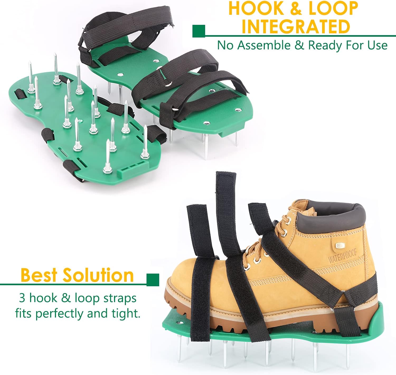 Thumbnail 1 de HSLighting Aérateur Pelouse Chaussure – Chaussures à Ongles pour Aérer et Entretenir Votre Pelouse
