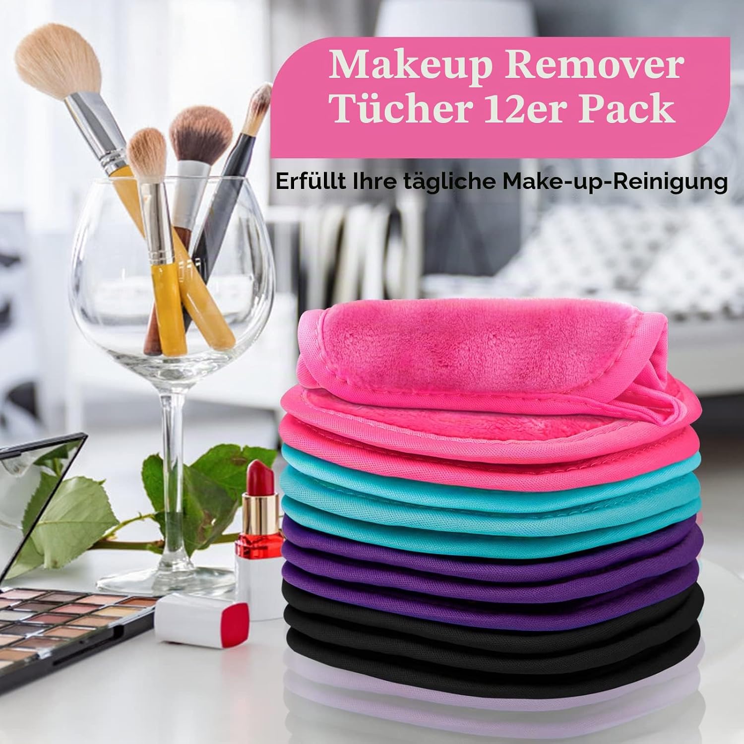 Thumbnail 6 de Orighty Make-up-Entferner-Tücher – 12 Stück, wiederverwendbare Make-up-Entferner-Pads