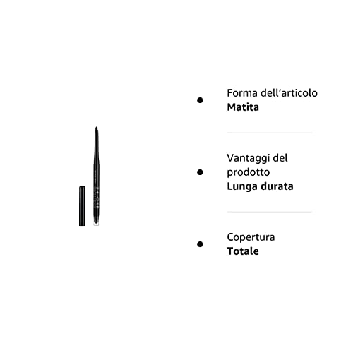 Detalle de Deborah Milano Matita Occhi 24 Ore Waterproof Automatic 01 Black – 1,2 g