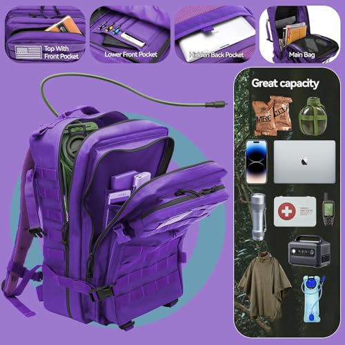 Detalle de Delgeo Mochila Táctica 45L 45 x 30 x 20