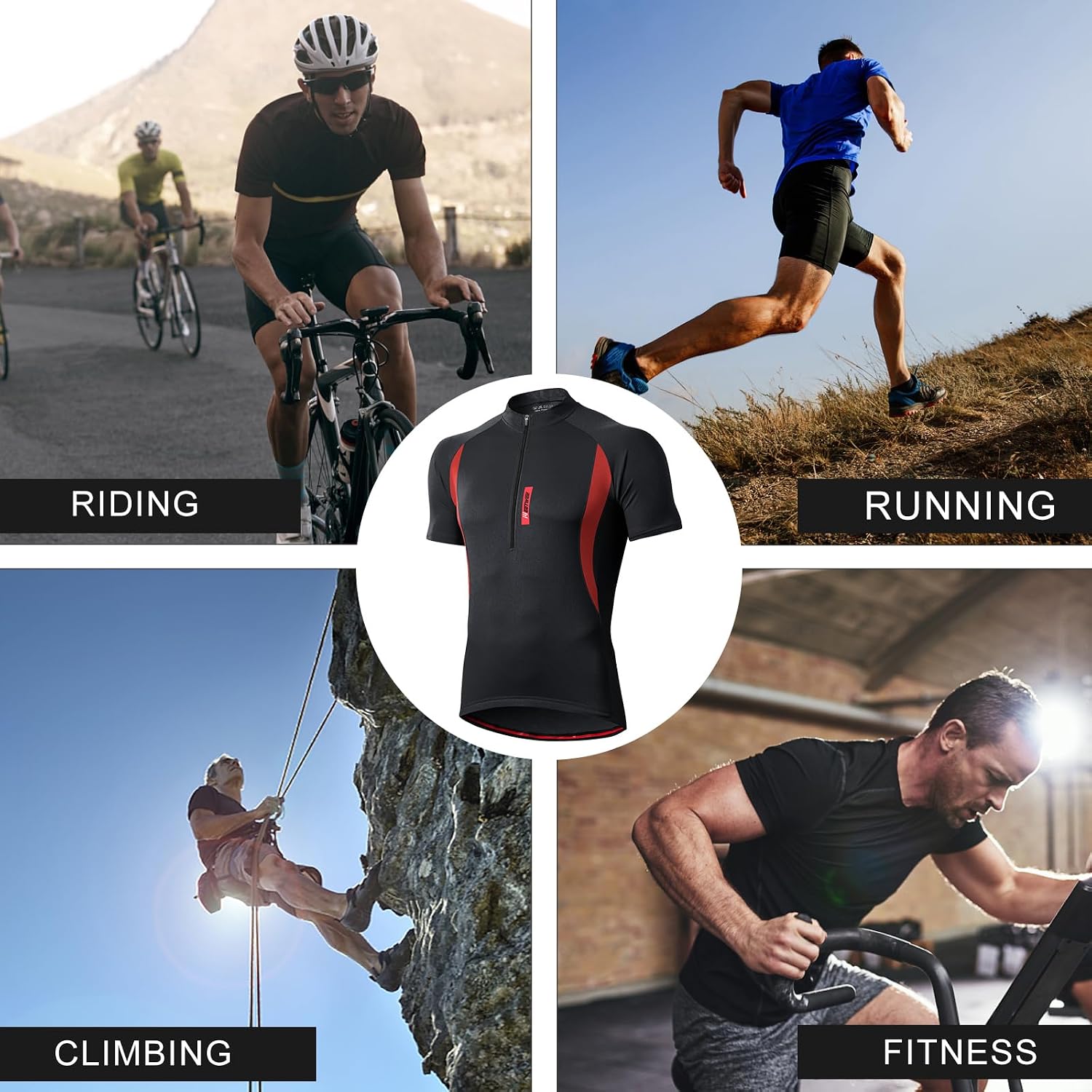Thumbnail 5 de Maglia ciclismo 100% poliestere MEETWEE