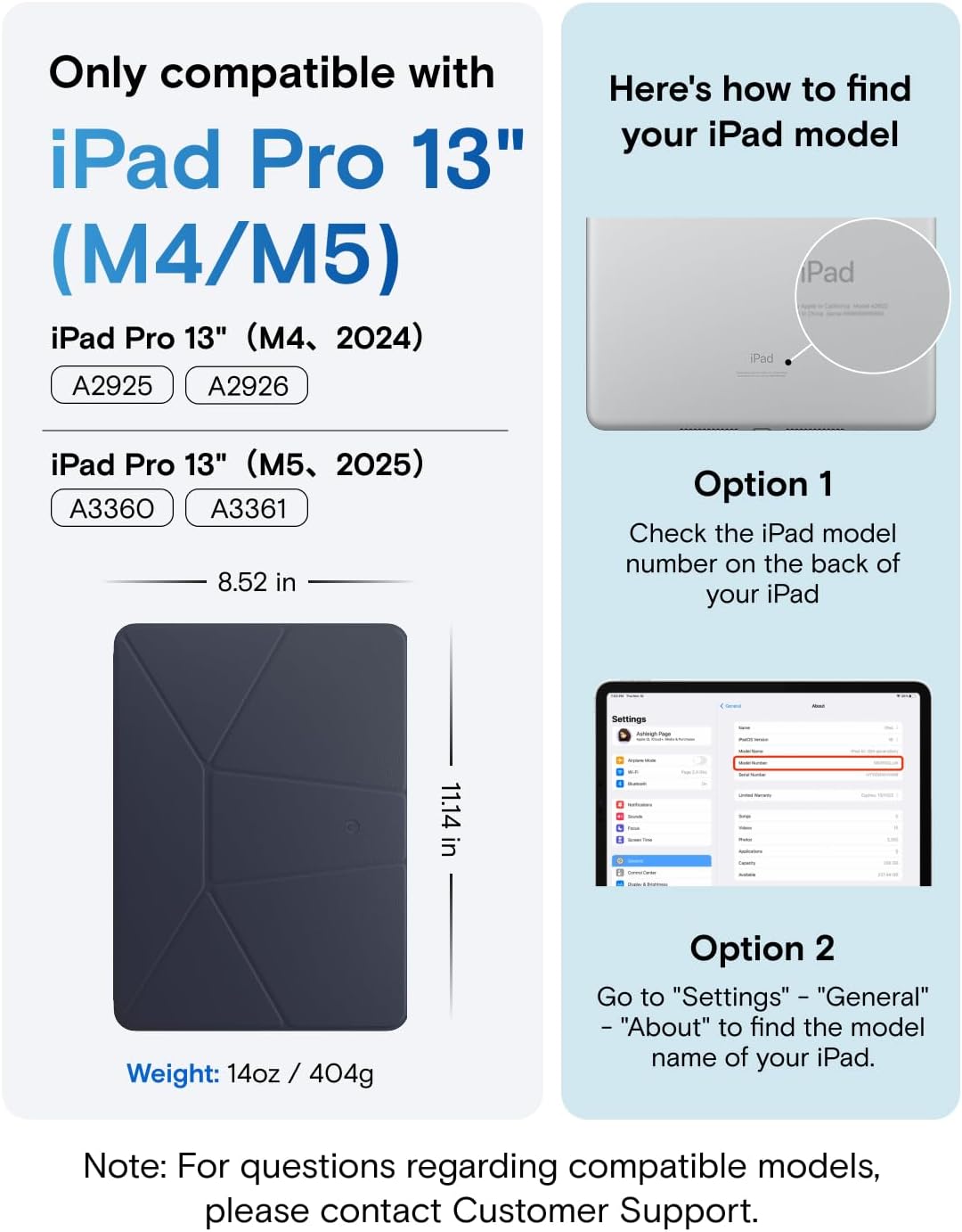 Thumbnail 1 de MOFT Dynamic Folio Case for iPad Pro 13-inch (M5/M4) – Navy Blue x Oz Green, Magnetic Stand