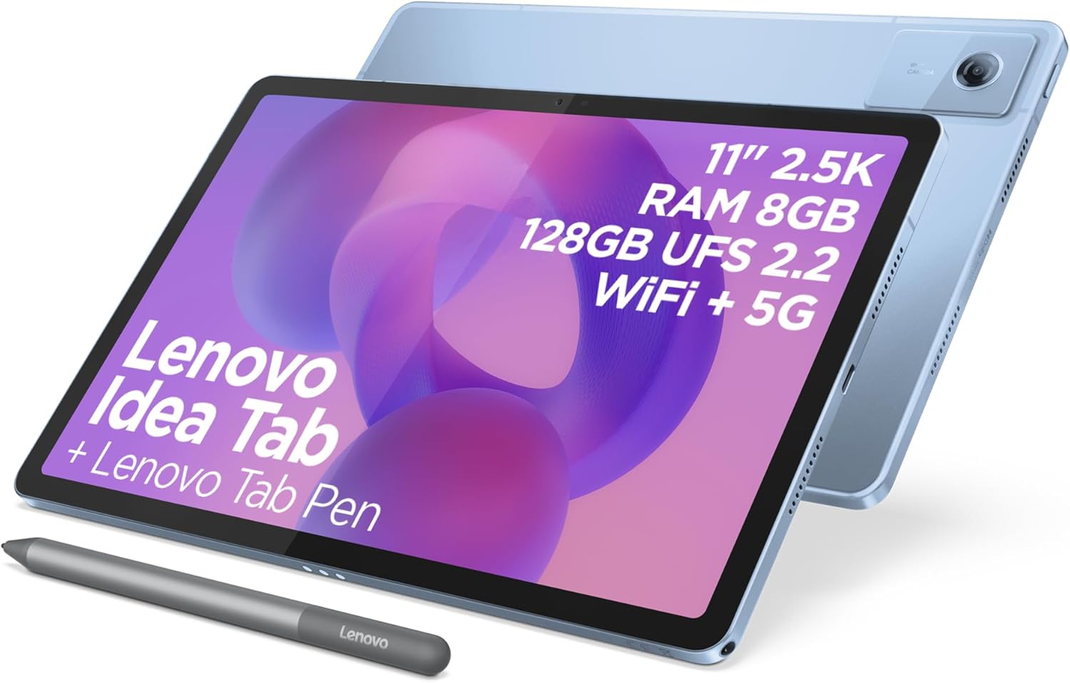 Detalle de Lenovo Idea Tab Tablet 11" 2,5K con penna inclusa – 5G, Android 15, 8GB RAM, 256GB