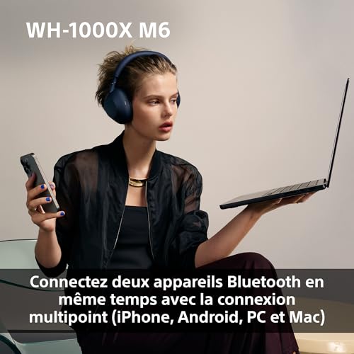 Thumbnail 10 de Sony WH-1000XM6 : Casque sans fil premium à réduction de bruit