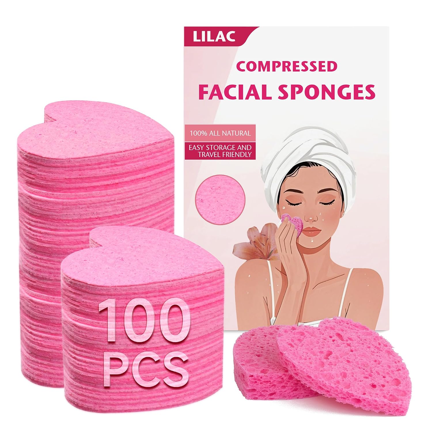 Thumbnail 6 de Compressed Facial Sponges, 100 Count