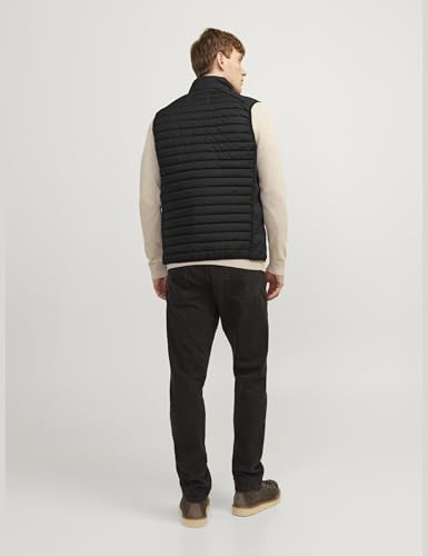 Detalle 2 de Jack & Jones Jjemulti Bodywarmer - Chaqueta Hombre Negro 🖤