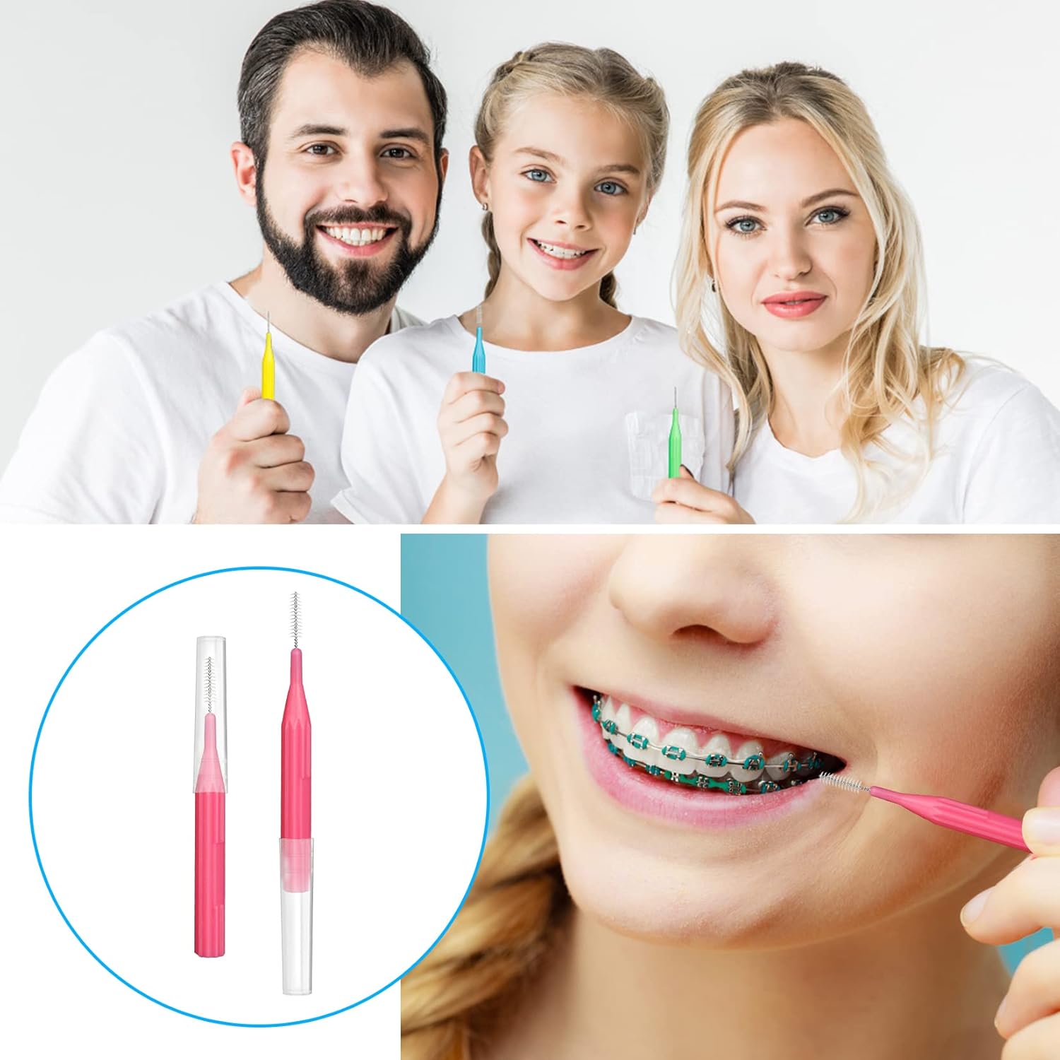 Thumbnail 5 de RAZOKO Interdental Brush Toothpick Flossing Head (88 count) with 2.5 mm and 3 mm heads