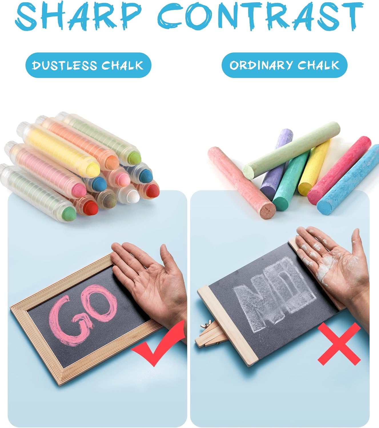 Thumbnail 3 de NewFamily Dustless Chalk 12 pcs
