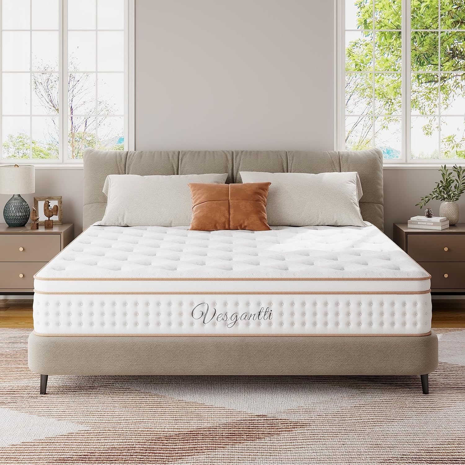 Detalle 2 de Vesgantti Small Single Hybrid Mattress 2FT6