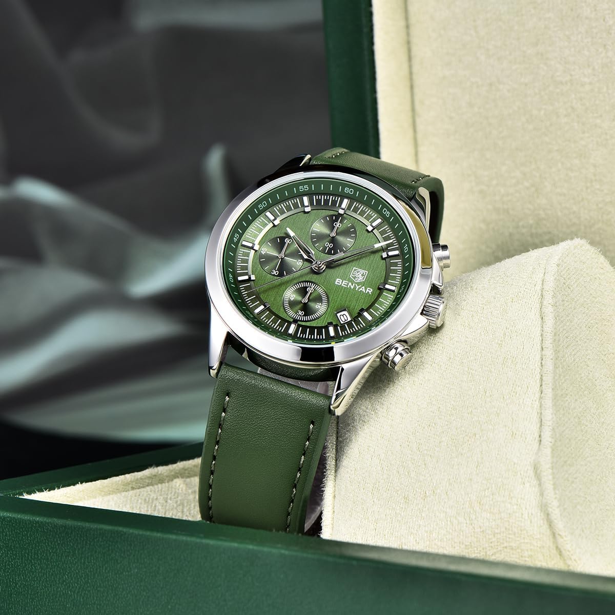 Thumbnail 6 de BENYAR Chronograph Herrenuhr 42 mm Quarz