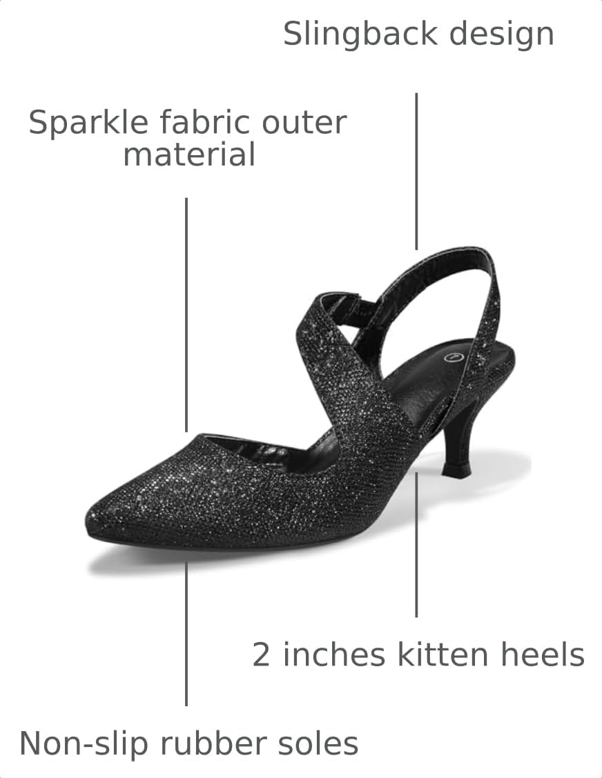 Detalle de mysoft Women's Kitten Pumps 2 in ðŸ‘