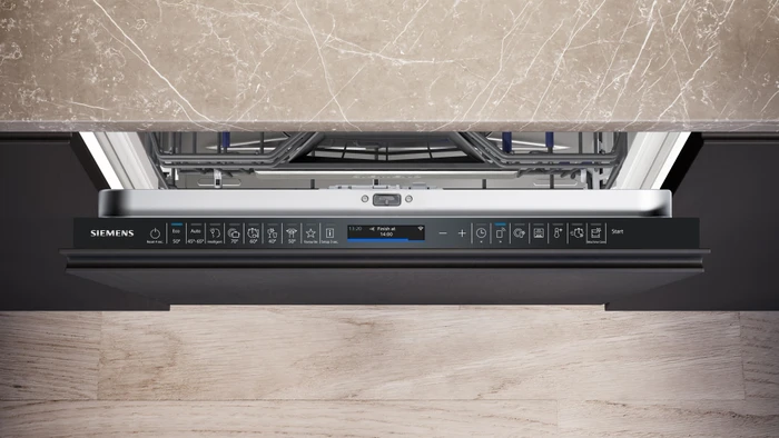 Detalle de Siemens SN87TX00CE Einbau-Geschirrspüler mit glassZone, HygienePlus und Home Connect