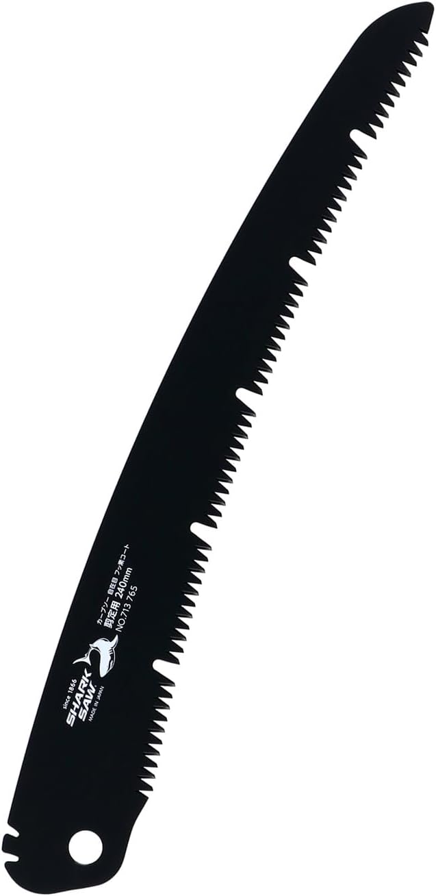 Detalle de TAKAGI 4907052713765 シャークソー剪定用替刃 240mm カーブ刃・フッ素コート