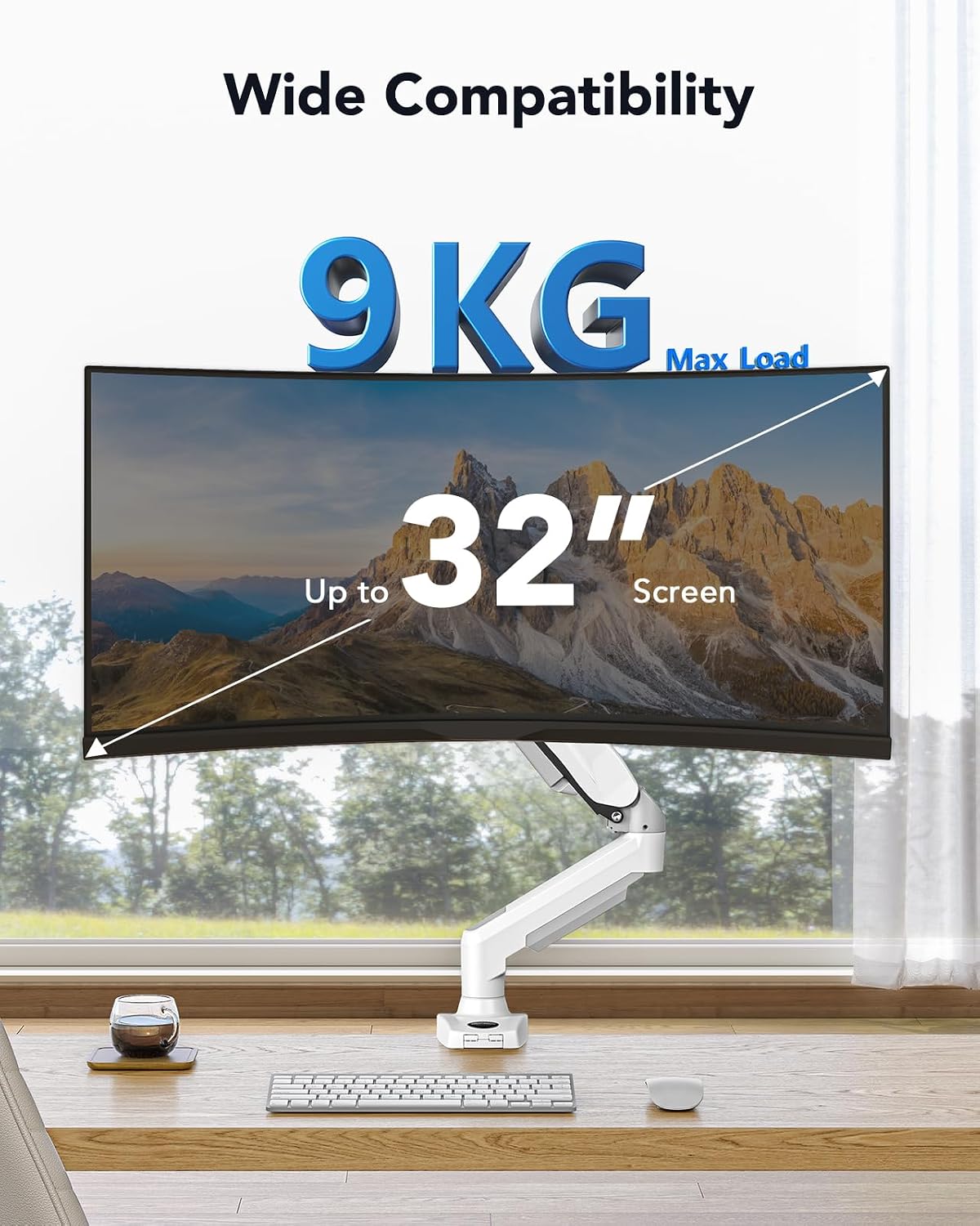 Detalle 2 de HUANUO Monitorhalterung VESA 75/100 für bis 32 Zoll