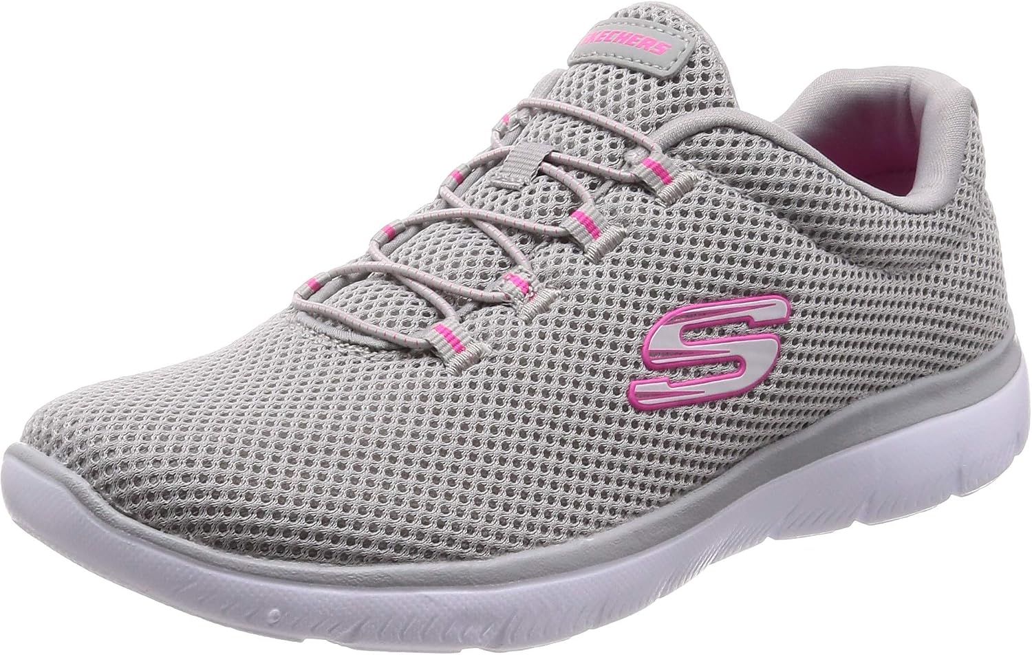 Detalle de Skechers Womens Summits Artistry Chic Sneaker - Black Mesh, UK 6