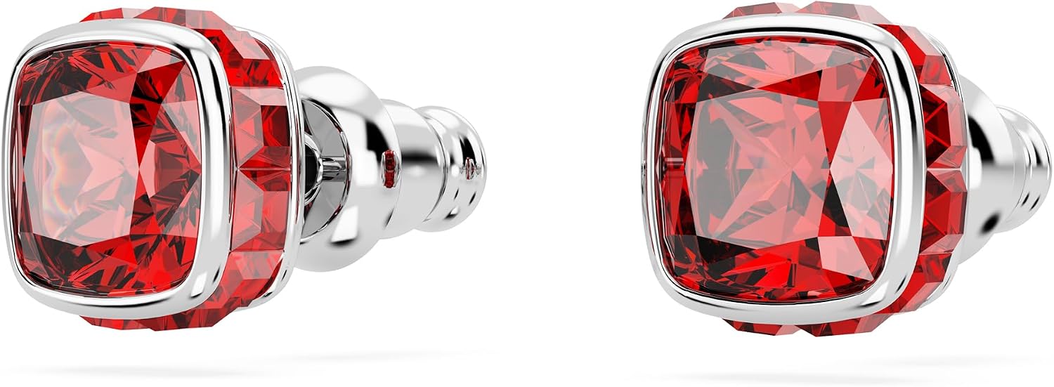 Detalle de Swarovski Birthstone Stud Earrings, 1/3 x 1/3 Inch