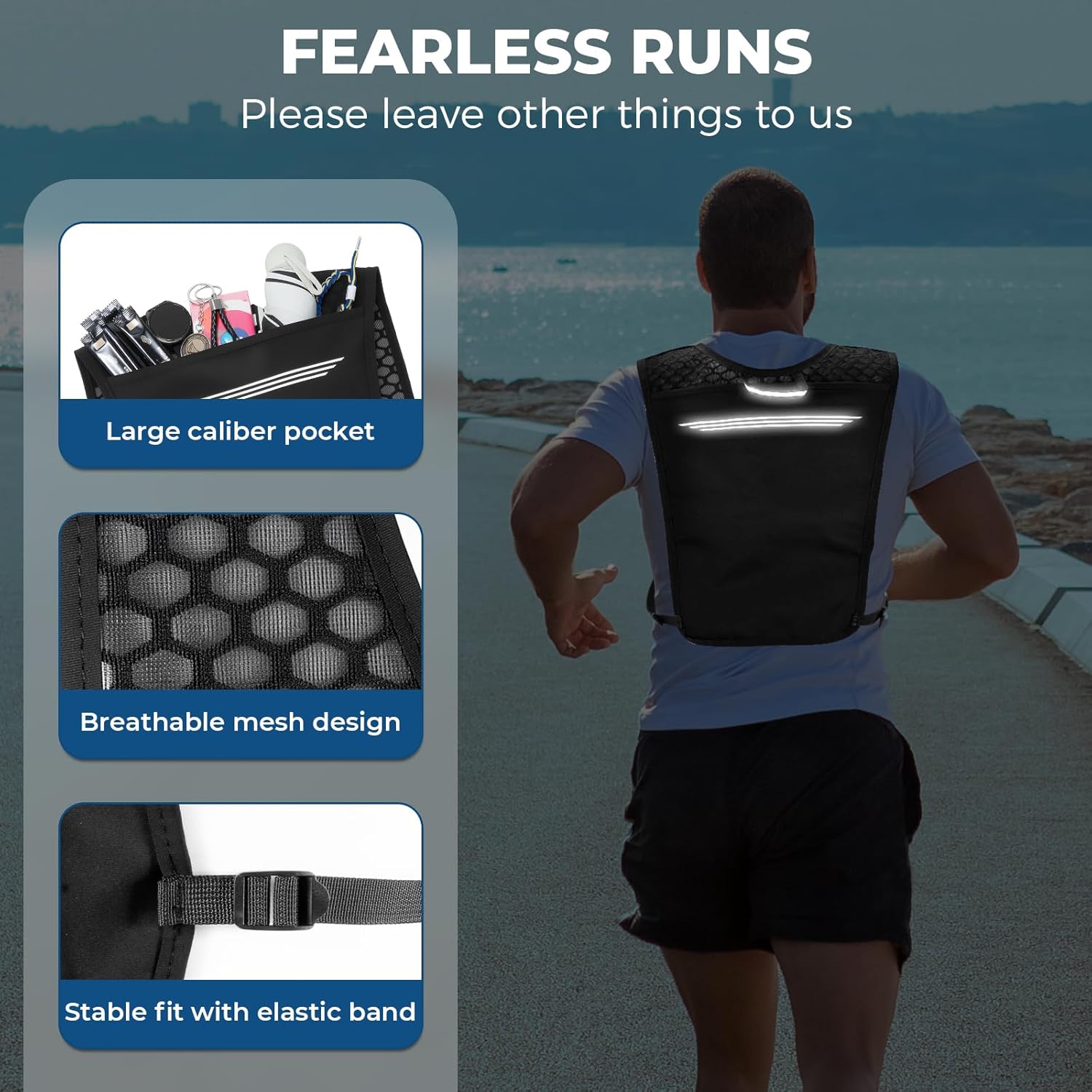 Thumbnail 6 de Kartoiy Running Vest with 500ml Bottle