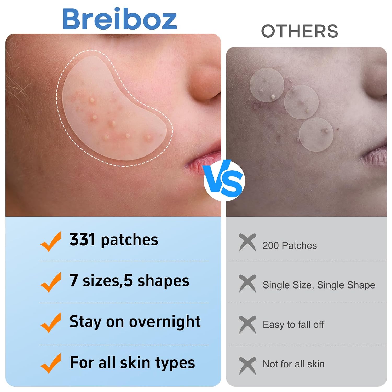 Thumbnail 2 de Breiboz Large Pimple Patches 331 count