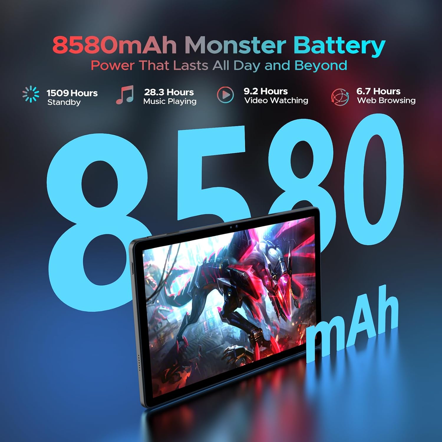 Thumbnail 6 de U11 Pro Android 16 AI Tablet — 11-inch, 30GB RAM, 256GB ROM + 2TB Expansion