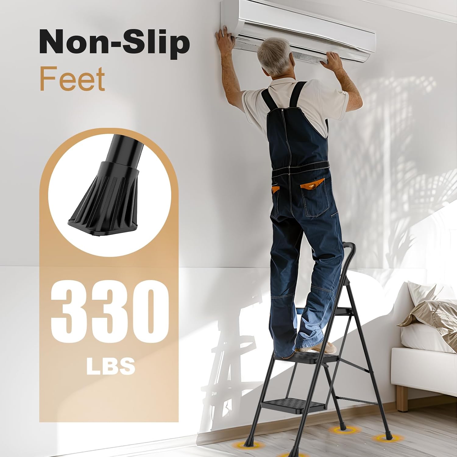 Detalle 2 de HBTower 3-Step Ladder
