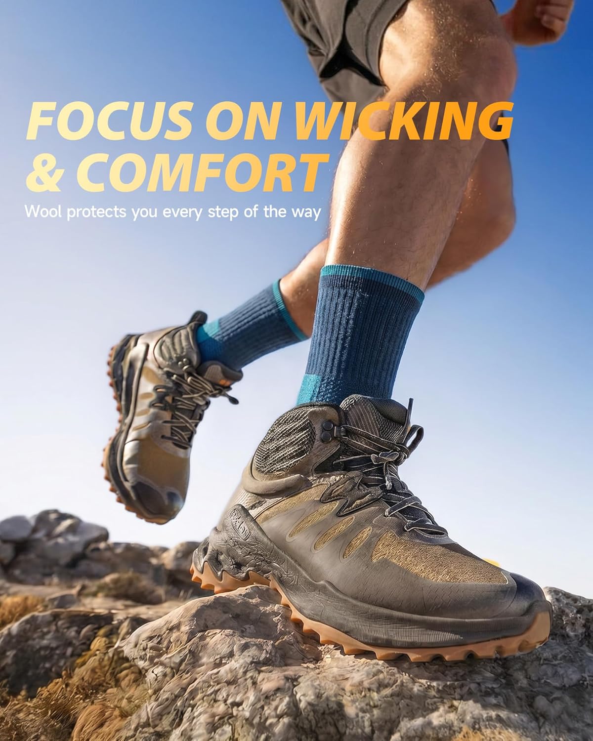Thumbnail 5 de Merino wool socks 3 pack, cushioning support