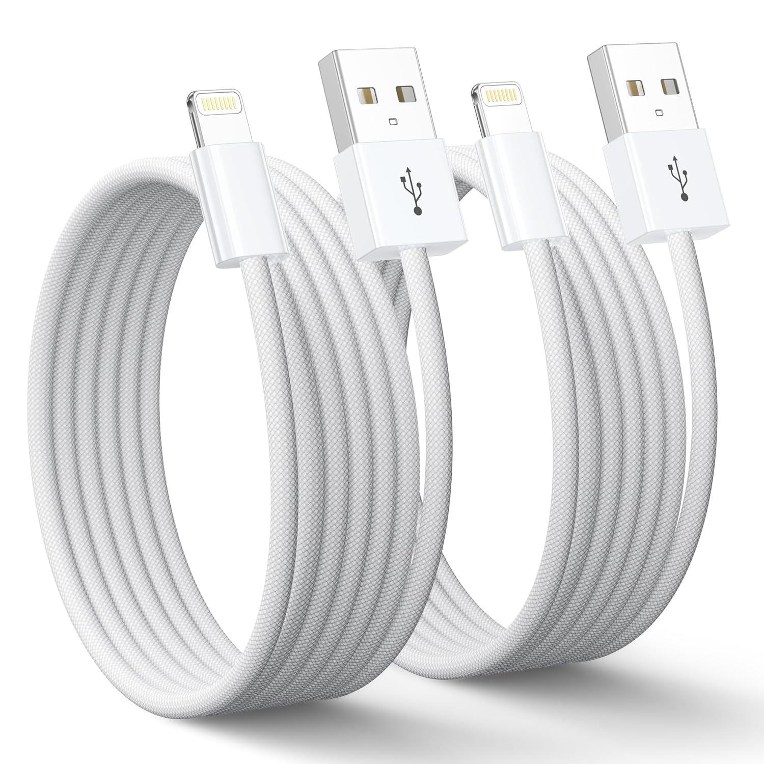 Detalle de Lightning iPhone charger cable 2x 2m
